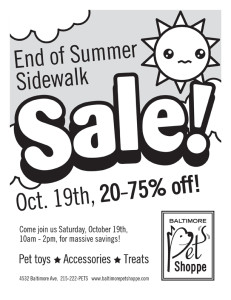 Sidewalk Sale!